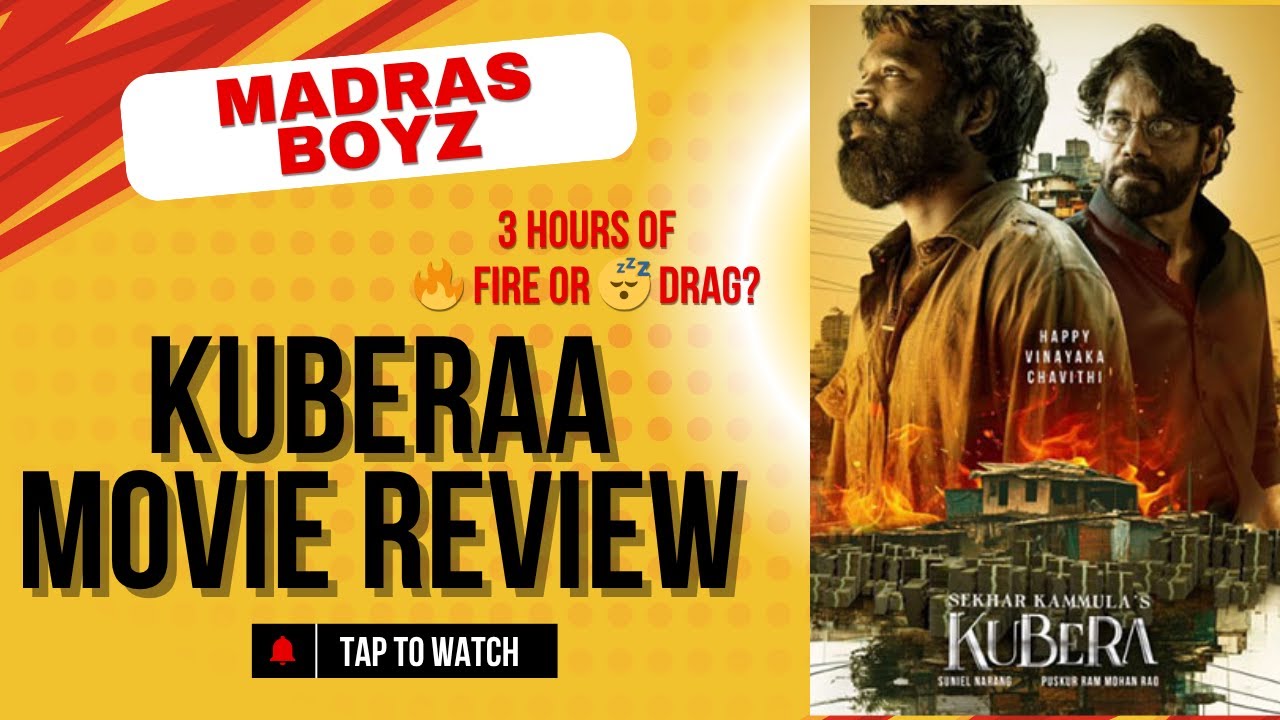 KUBERAA Movie Review – Dhanush x Nagarjuna x Rashmika Mandanna | Good Message | But 3 Hours? Really?