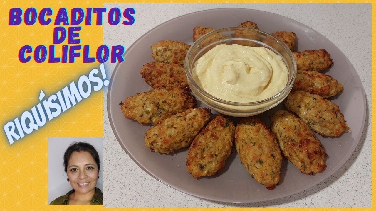 BOCADITOS DE COLIFLOR  | Croquetas de verdura I Receta Fácil y Rápida