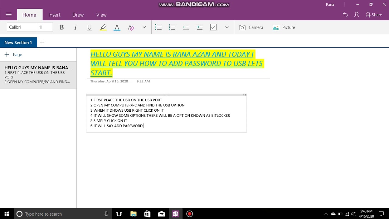 how-to-put-password-on-usb-youtube