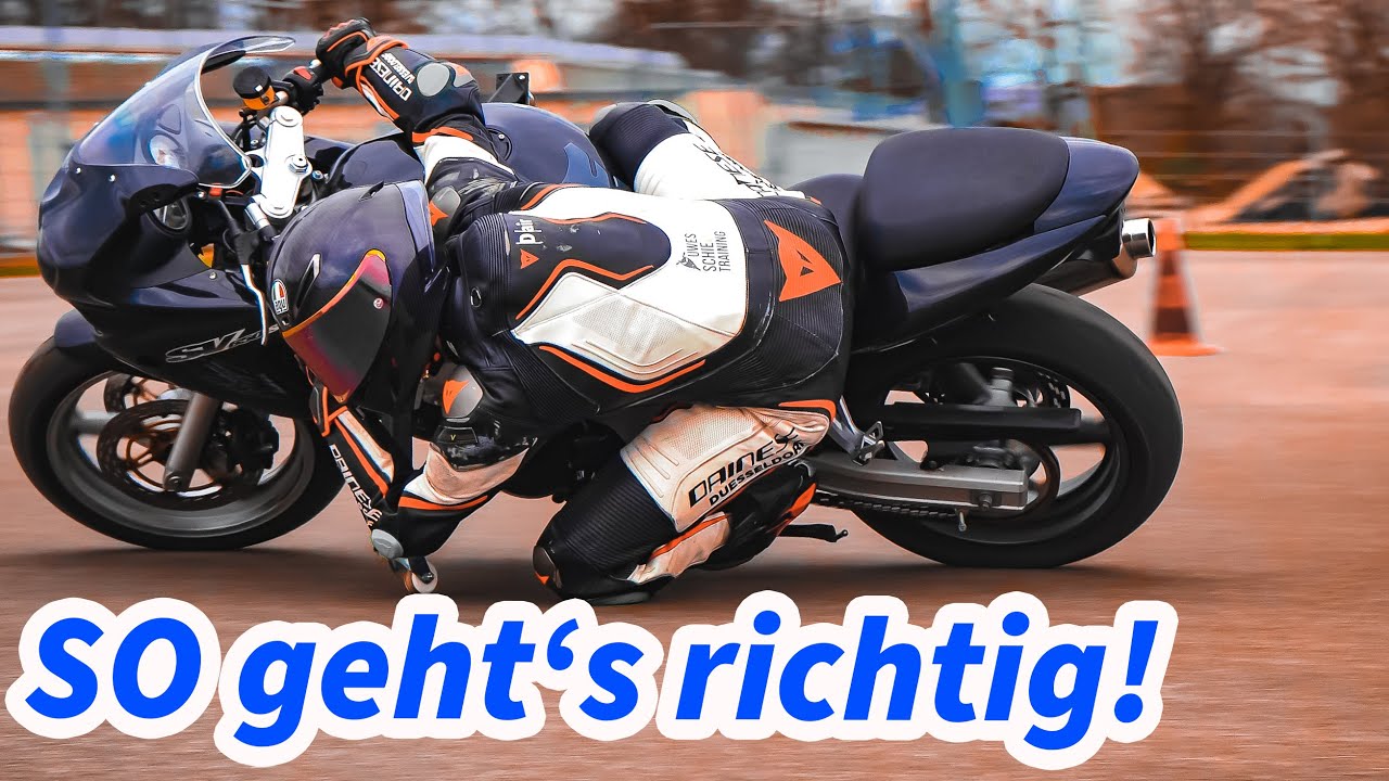 KNIE SCHLEIFEN wie ein Profi-Rennfahrer! [4K]