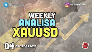 Download Lagu Weekly Analisa Teknikal XAUUSD tgl 08-12 Des 2025 MP3