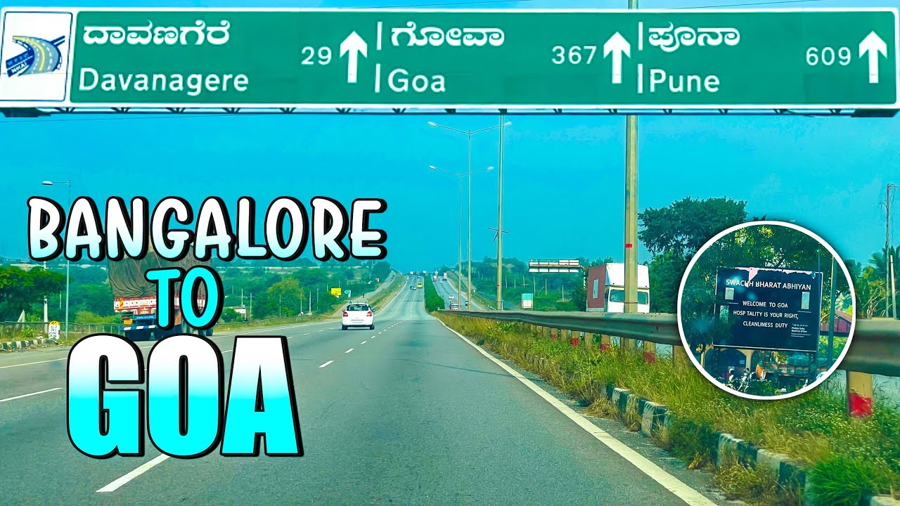 bangalore to goa road trip places to visit