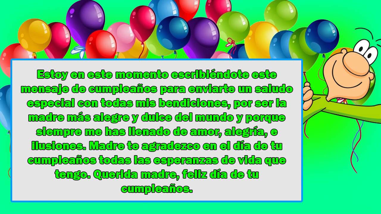 frases de cumpleaños para una madre, frases de cumpleaños a una madre, ...