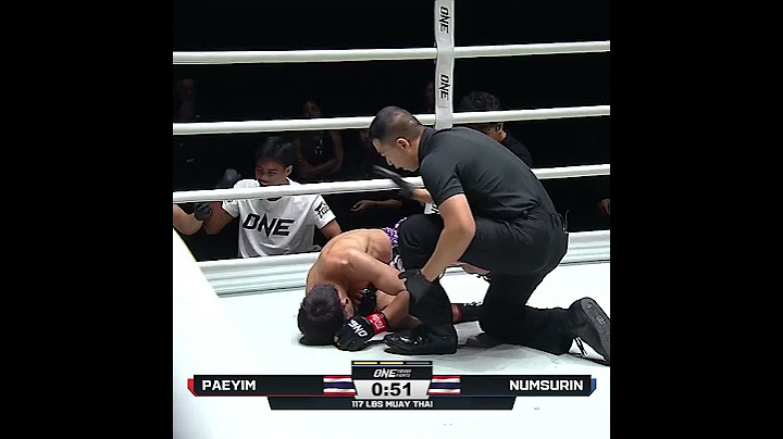 Body SNATCHED 😖  Numsurin shuts down Paeyim for his fifth straight win at ONE Friday Fights!