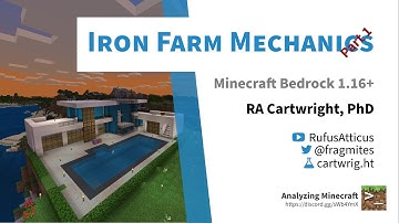 Iron Farm Mechanics in Minecraft Bedrock --- Part 1: Basic Mechanics and Rates