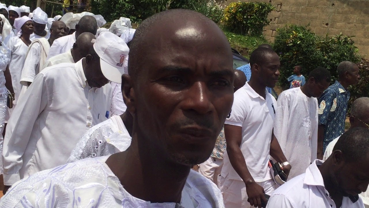 Eglise Harriste: Procession du 27 juillet 2018 a Grand Alépé Vidéo 3