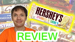 Hersheys Sprinkles N Crème Birthday Cake Bar Review