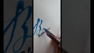 B - Bella - Name Meaning | Calligraphy Writing #shorts #caligraphy #penmanship