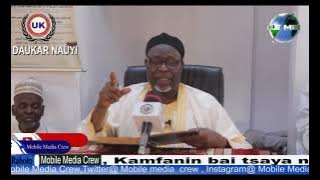 Tafsirin akuarni na rana ta 11 daga masallacin Mai Tanki Rafindadi. Wanda UK Print ta dauki nauyi.