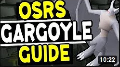 OSRS Efficient Gargoyle Slayer Guide 2023