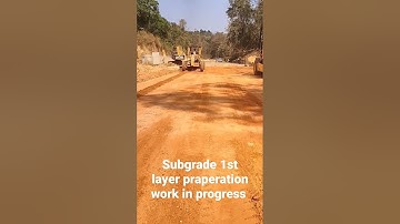Subgrade 1st layer praperation work in progress #viral #highway #civil  #highlights #survivor