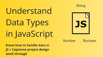 Data Types in JavaScript and Project Design walkthrough