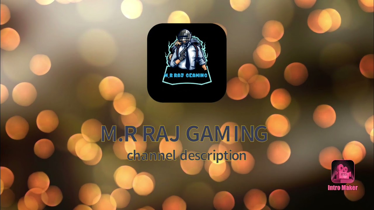 M R Raj m.r raj geaming - YouTube