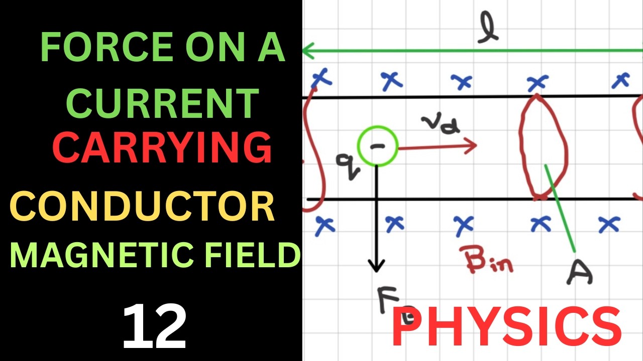 Force on current carrying conductor in magnetic field/12 Physics/Tamil/Quick Learning Physics
