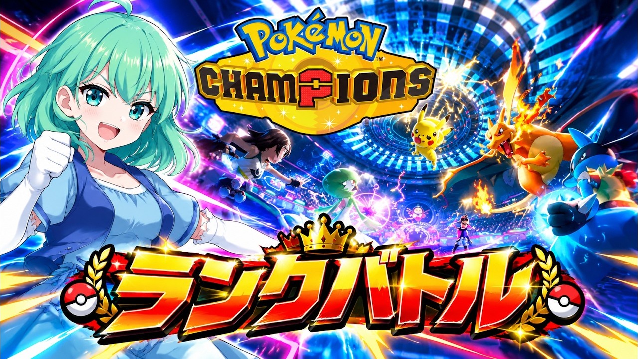 ポケモンチャンピオンズ ランクバトル!