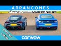 Toyota Supra vs Ford Mustang V8 - ARRANCONES, ROLLING Y PRUEBA DE FRENADO