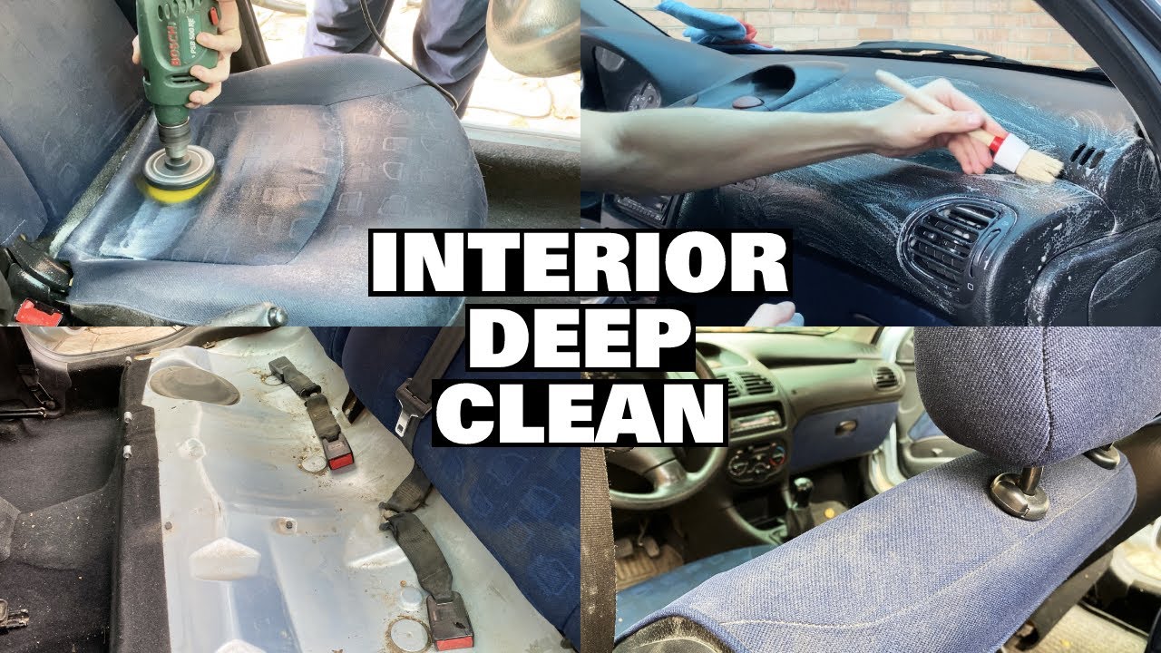 Peugeot 206 Detailing The Dirty Interior | Interior Deep Clean | Car Wash ASMR