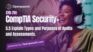 CompTIA Security+ SY0-701 Course - 5.5 Explain Types and Purposes of Audits and Assessments.