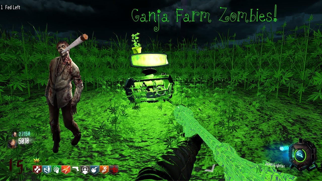 Bo3 Custom Zombies Ganja Farm! 420
