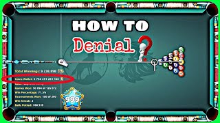 8 Ball Pool tips to become a Pro player | 3 easy steps how to make Denial in #8ballpool