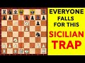 EVERYONE falls for this opening TRAP in Sicilian Dragon