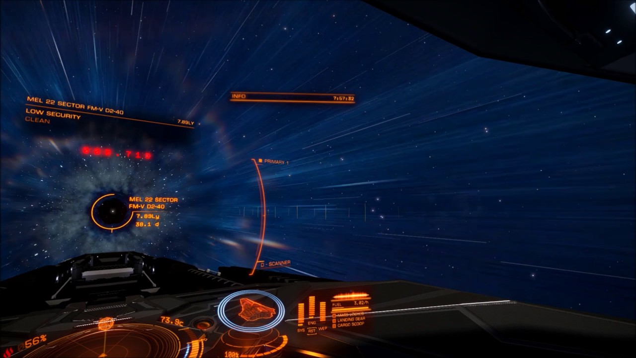 Elite Dangerous Mel 22 Sector Hyperdiction Proof YouTube