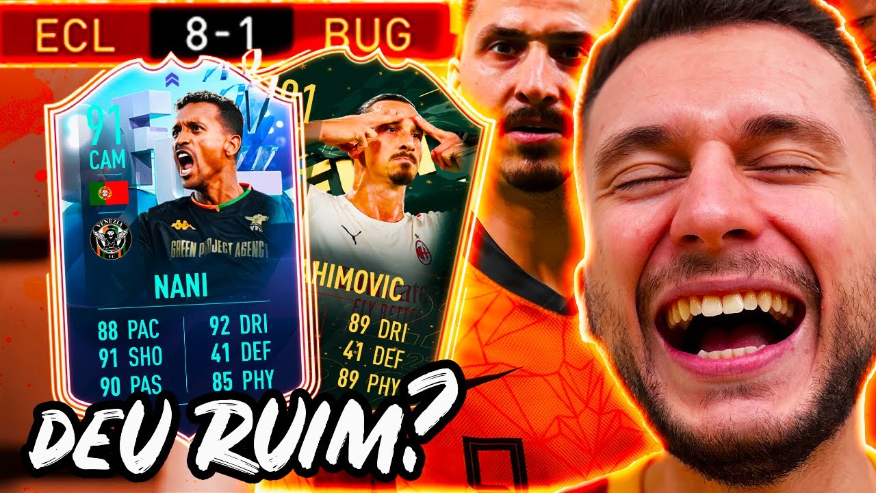 WL COM NANI, IBRA, TONALI E OUTROS CRAQUES!!!! TOMEI GOLEADA NA WL? FIFA 22 - ULTIMATE TEAM