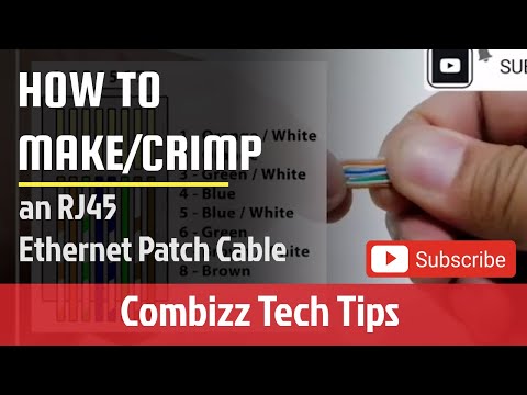How to make/crimp an RJ45 with Rubber Boot  |  Tutorial