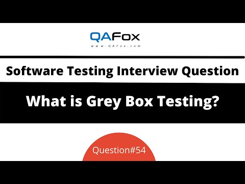 What is Grey Box Testing? (Software Testing Interview Question #54)