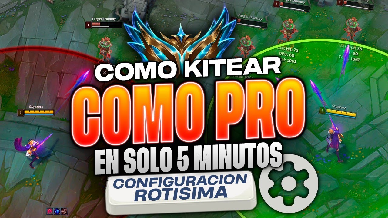 ✅ GUIA DE KITEO y CONFIGURACION del TECLADO League of Legends 2026 🧠 COMO KITEAR PERFECTO EN 5MIN! 💥