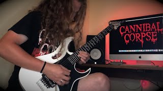 Cannibal Corpse - Summoned for Sacrifice Guitar Solo Cover