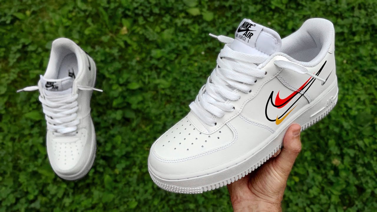 How to lace Nike Air Force LOOSELY | FOR LONG - YouTube