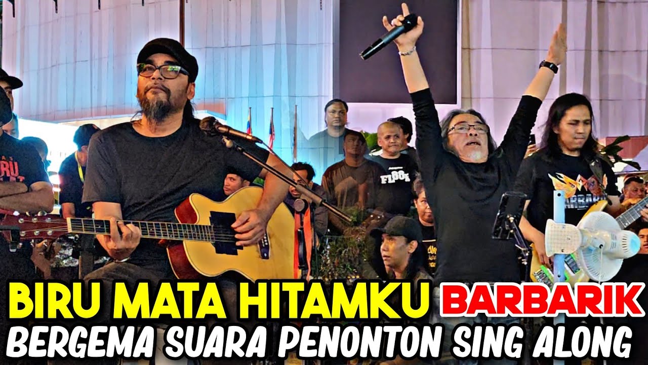BIRU MATA HITAMKU | Bergema suara penonton sing along dengan Mus, memang suara maintain muda !