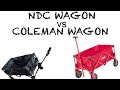 Unboxing and review NDC Wagon VS Coleman Wagon