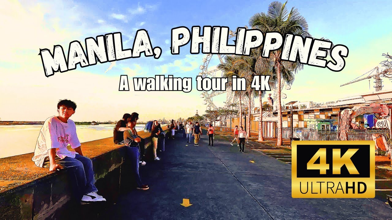 Manila Malecón Walking Tour 4k Waterfront Views & City Vibes