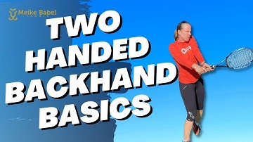 De backhand met twee handen in tennis - De basis die alle beginners moeten kennen