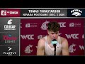 WSU MBB: "Gotta Do It for 40 Minutes" | Tomas Thrastarson Nevada Postgame | 12/7/25