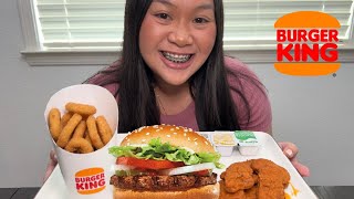 THE BEST SPICY NUGGETS - Burger King Mukbang #eatingshow #mukbang #burgerking #foodie #bk