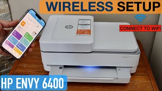 HP Envy 6400 Wireless Setup, Connect To WiFi. screenshot 4