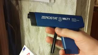 Milty Pro Zerostat 3 anti static gun unboxing and test