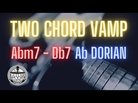 TWO CHORD VAMP Ab DORIAN - Abm7 to Db7 || Minor Pentatonic