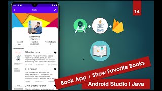 Book App Firebase | 14 Favorite Books | Android Studio | Java