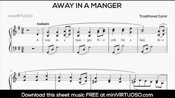 Thumbnail of Away In A Manger Easy Piano Sheet Music