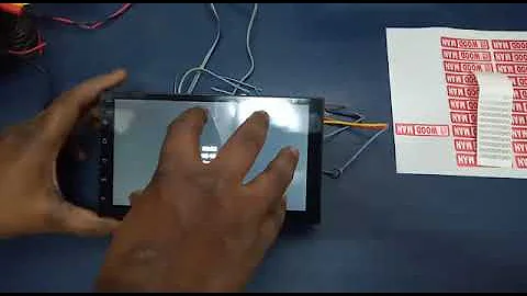 Calibration of Android head unit touch screen