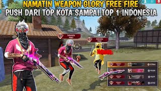 Namatin Weapon Glory Free Fire Push Dari Top Kota Sampai Top Indonesia M1887 - BR Rangked