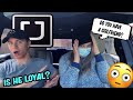 PICKED UP MY BOYFRIEND IN AN UBER UNDER DISGUISE!! *I Kiss Him*