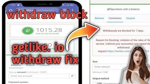 getlike. io withdraw problem||how to fix getlike withdraw problems||getlike. io earing problems
