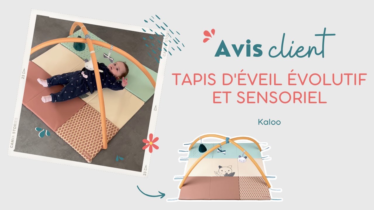 Tapis d'éveil évolutif pour bébé Stimuli - Cadeau de naissance - Kaloo