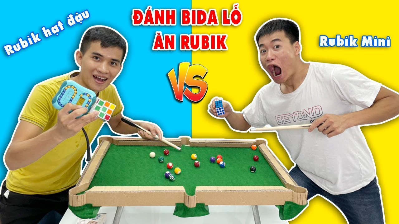 Cuộc Thi Đánh Bida Lỗ Tự Chế Phần Thưởng Rubik Khủng Cho Người Chiến Thắng  - Youtube