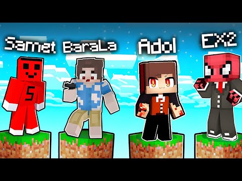 BÜTÜN MİNECRAFT YOUTUBERLARI 1 VİDEODA (Minecraft)